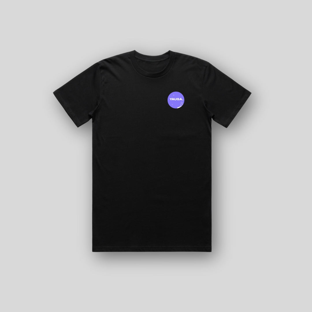 The Yauga Natural Black T-Shirt